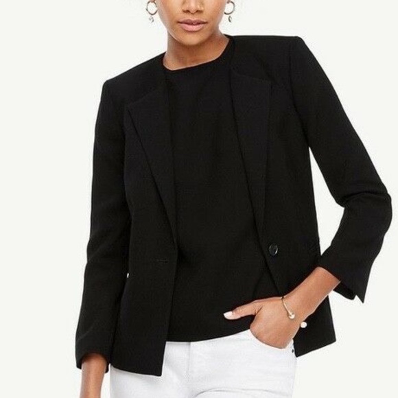 Ann Taylor Jackets & Blazers - Women's Black Ann Taylor Blazer NWT Size 0